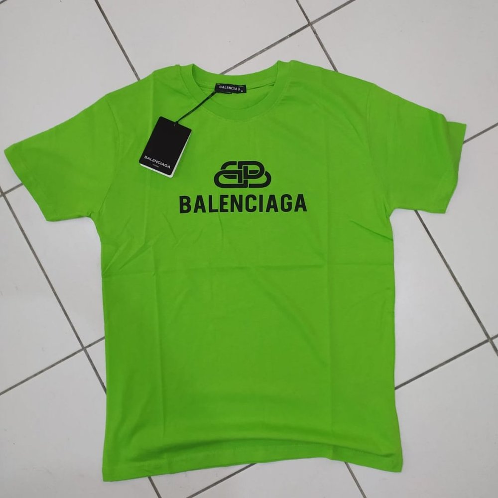 Balenciaga Casual T-shirt Men's Short Sleeve